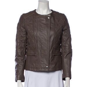LIKE NEW Comptoir Des Cotonniers Leather Biker Jacket - S
